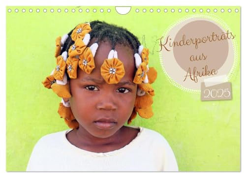 Kinderporträts aus Afrika (Wandkalender 2025 DIN A4 quer), CALVENDO Monatskalender von CALVENDO