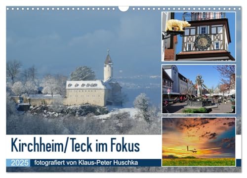 Kirchheim/Teck im Fokus (Wandkalender 2025 DIN A3 quer), CALVENDO Monatskalender von CALVENDO