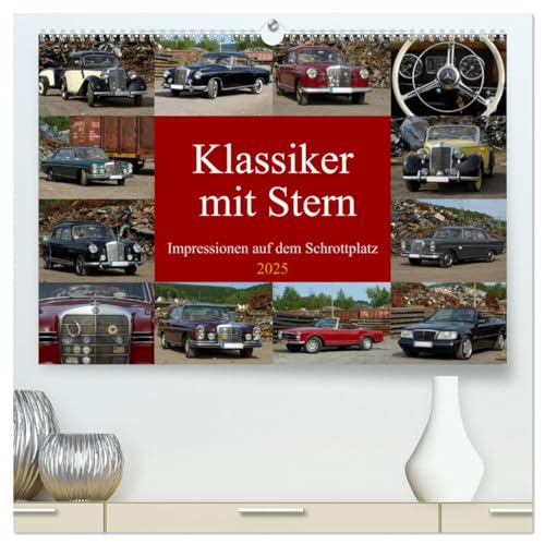 Klassiker mit Stern (hochwertiger Premium Wandkalender 2025 DIN A2 quer), Kunstdruck in Hochglanz von CALVENDO