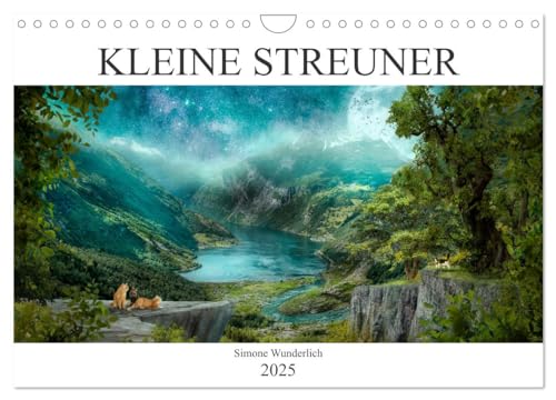 Kleine Streuner (Wandkalender 2025 DIN A4 quer), CALVENDO Monatskalender von CALVENDO
