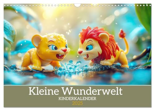Kleine Wunderwelt - Kinderkalender (Wandkalender 2025 DIN A3 quer), CALVENDO Monatskalender von CALVENDO
