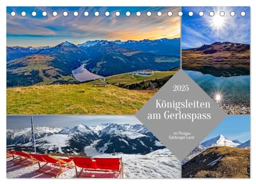 Königsleiten am Gerlospass (Tischkalender 2025 DIN A5 quer), CALVENDO Monatskalender von CALVENDO