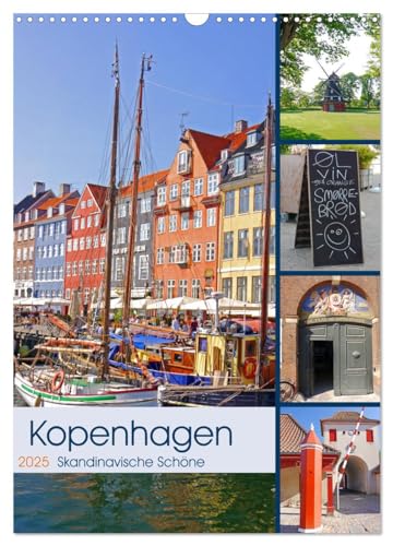 Kopenhagen. Skandinavische Schöne (Wandkalender 2025 DIN A3 hoch), CALVENDO Monatskalender von CALVENDO