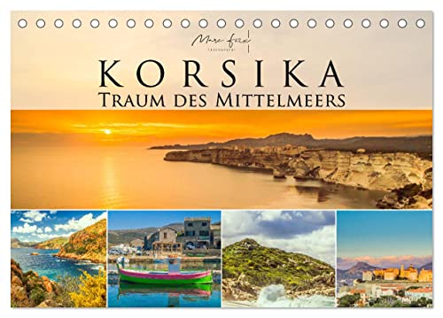 Korsika - Traum des Mittelmeers 2025 (Tischkalender 2025 DIN A5 quer), CALVENDO Monatskalender von CALVENDO