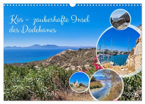 Kos - zauberhafte Insel des Dodekanes (Wandkalender 2024 DIN A3 quer), CALVENDO Monatskalender von CALVENDO