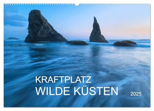 Kraftplatz Wilde Küsten (Wandkalender 2025 DIN A2 quer), CALVENDO Monatskalender von CALVENDO