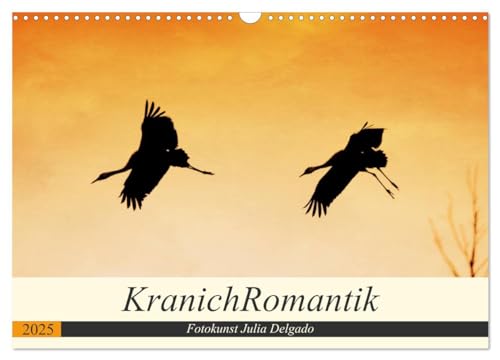 KranichRomantik (Wandkalender 2025 DIN A3 quer), CALVENDO Monatskalender von CALVENDO
