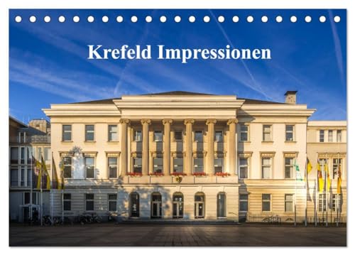 Krefeld Impressionen (Tischkalender 2025 DIN A5 quer), CALVENDO Monatskalender: Krefeld bietet neben klassischer und moderne Architektur insbesondere ... Erholungsmöglichkeiten. (CALVENDO Orte) von CALVENDO