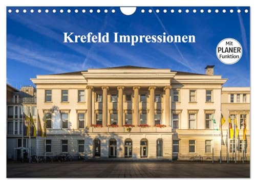Krefeld Impressionen (Wandkalender 2025 DIN A4 quer), CALVENDO Monatskalender: Krefeld bietet neben klassischer und moderner Architektur insbesondere ... Erholungsmöglichkeiten. (CALVENDO Orte) von CALVENDO