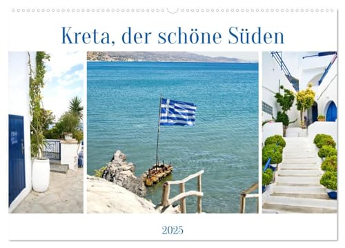 Kreta, der schöne Süden (Wandkalender 2025 DIN A2 quer), CALVENDO Monatskalender von CALVENDO