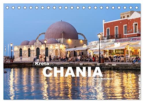 Kreta - Chania (Tischkalender 2025 DIN A5 quer), CALVENDO Monatskalender von CALVENDO