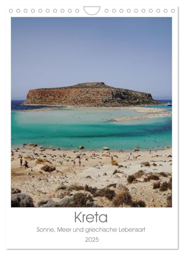 Kreta - Sonne, Meer und griechische Lebensart (Wandkalender 2025 DIN A4 hoch), CALVENDO Monatskalender von CALVENDO