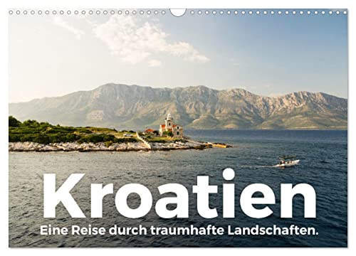 Kroatien - Eine Reise durch traumhafte Landschaften. (Wandkalender 2025 DIN A3 quer), CALVENDO Monatskalender von CALVENDO