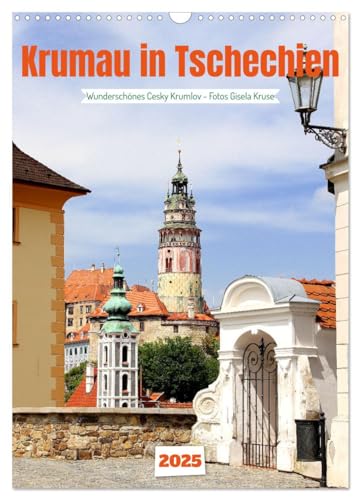 Krumau in Tschechien - Wunderschönes Cesky Krumlov (Wandkalender 2025 DIN A3 hoch), CALVENDO Monatskalender von CALVENDO
