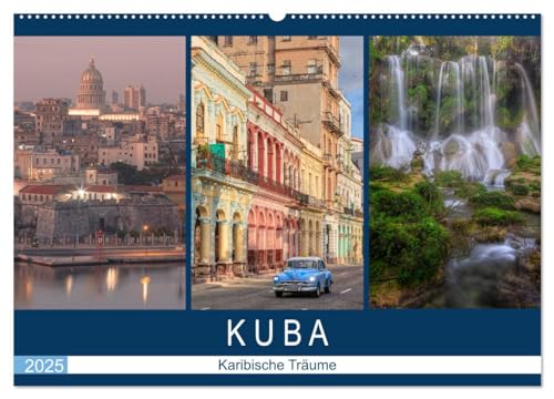 Kuba, karibische Träume (Wandkalender 2025 DIN A2 quer), CALVENDO Monatskalender von CALVENDO