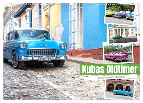 Kubas Oldtimer (Wandkalender 2025 DIN A2 quer), CALVENDO Monatskalender: Amerikanische Oldtimer auf Kubas Straßen (CALVENDO Mobilitaet) von Calvendo