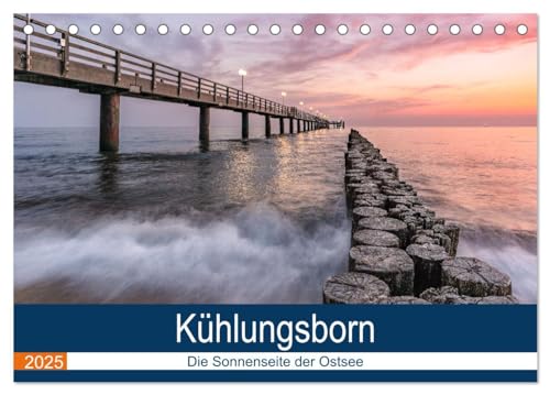 Kühlungsborn - Die Sonnenseite der Ostsee (Tischkalender 2025 DIN A5 quer), CALVENDO Monatskalender von CALVENDO