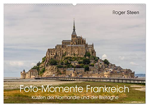 Küsten der Normandie und der Bretagne (Wandkalender 2025 DIN A2 quer), CALVENDO Monatskalender von CALVENDO