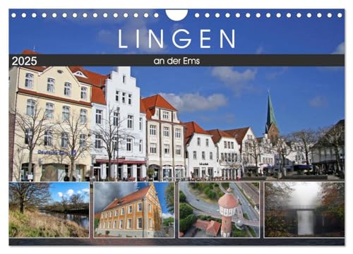 LINGEN an der Ems (Wandkalender 2025 DIN A4 quer), CALVENDO Monatskalender von CALVENDO