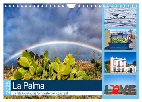 La Palma - La Isla Bonita, die Schönste der Kanaren (Wandkalender 2025 DIN A4 quer), CALVENDO Monatskalender von CALVENDO