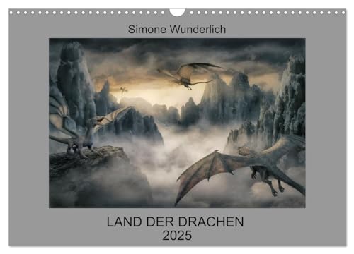 Land der Drachen (Wandkalender 2025 DIN A3 quer), CALVENDO Monatskalender von CALVENDO