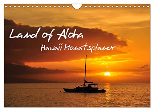 Land of Aloha - Hawaii Monatsplaner (Wandkalender 2025 DIN A4 quer), CALVENDO Monatskalender von CALVENDO