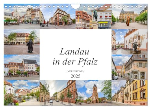 Landau in der Pfalz Impressionen (Wandkalender 2025 DIN A4 quer), CALVENDO Monatskalender von CALVENDO