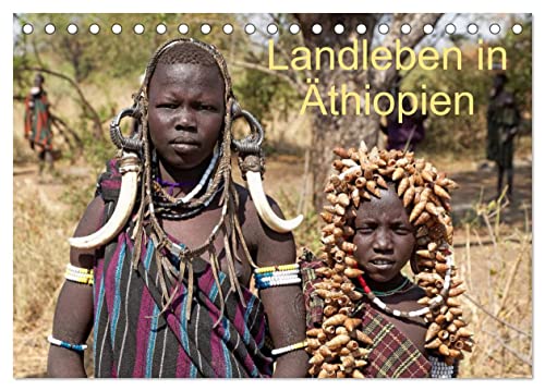 Landleben in Äthiopien (Tischkalender 2026 DIN A5 quer), CALVENDO Monatskalender: Ausserhalb der Städte ist Äthiopien recht archaisch. (CALVENDO Orte) von Calvendo