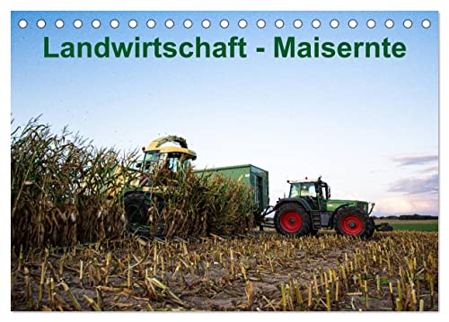 Landwirtschaft - Maisernte (Tischkalender 2025 DIN A5 quer), CALVENDO Monatskalender von CALVENDO