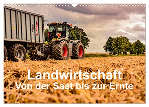 Landwirtschaft - Von der Saat bis zur Ernte (Wandkalender 2025 DIN A3 quer), CALVENDO Monatskalender von CALVENDO