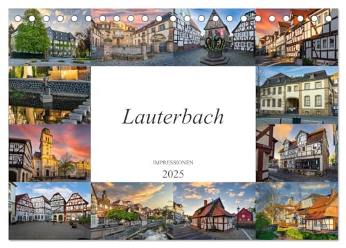Lauterbach Impressionen (Tischkalender 2025 DIN A5 quer), CALVENDO Monatskalender von CALVENDO