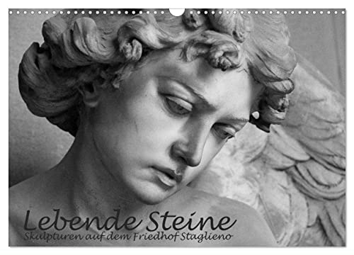 Lebende Steine - Skulpturen auf dem Friedhof Staglieno (Wandkalender 2025 DIN A3 quer), CALVENDO Monatskalender von CALVENDO