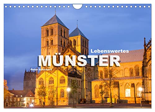 Lebenswertes Münster (Wandkalender 2025 DIN A4 quer), CALVENDO Monatskalender von CALVENDO