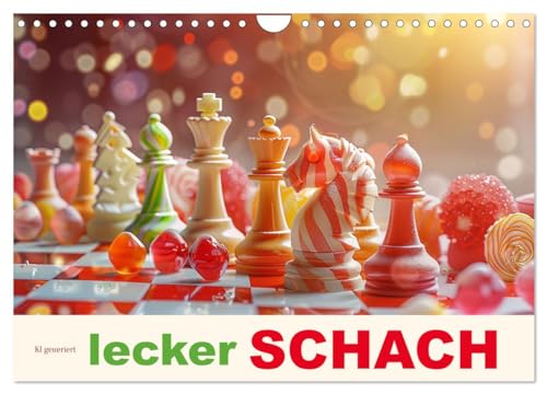 Lecker Schach (Wandkalender 2025 DIN A4 quer), CALVENDO Monatskalender von CALVENDO