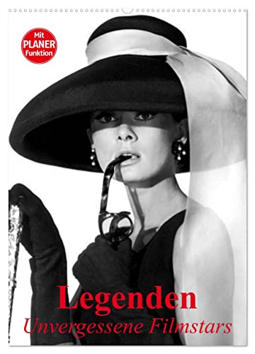Legenden - Unvergessene Filmstars (Wandkalender 2025 DIN A2 hoch), CALVENDO Monatskalender von CALVENDO