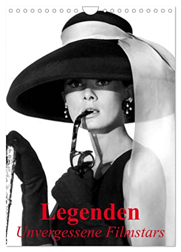 Legenden - Unvergessene Filmstars (Wandkalender 2025 DIN A4 hoch), CALVENDO Monatskalender