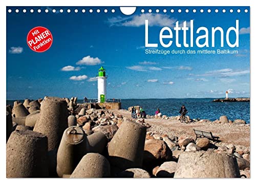 Lettland - Streifzüge durch das mittlere Baltikum (Wandkalender 2025 DIN A4 quer), CALVENDO Monatskalender von CALVENDO