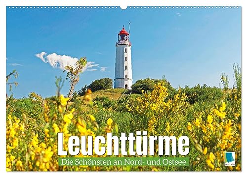 Leuchttürme: Die Schönsten an Nord- und Ostsee (Wandkalender 2026 DIN A2 quer), CALVENDO Monatskalender von CALVENDO