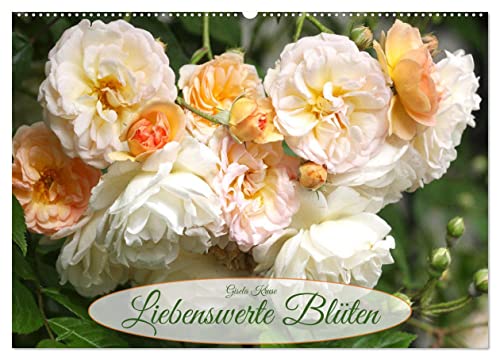 Liebenswerte Blüten (Wandkalender 2025 DIN A2 quer), CALVENDO Monatskalender von CALVENDO