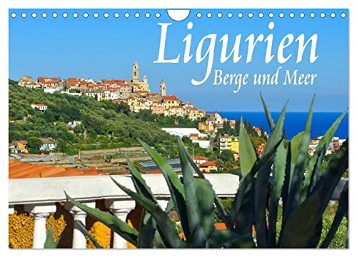 Ligurien - Berge und Meer (Wandkalender 2025 DIN A4 quer), CALVENDO Monatskalender von CALVENDO