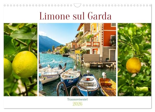 Limone sul Garda - Traumreiseziel (Wandkalender 2026 DIN A3 quer), CALVENDO Monatskalender von CALVENDO