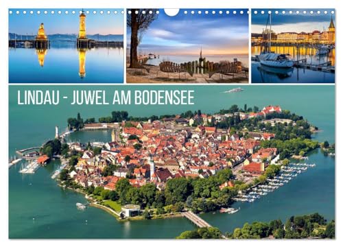 Lindau - Juwel am Bodensee (Wandkalender 2025 DIN A3 quer), CALVENDO Monatskalender von CALVENDO
