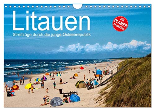 Litauen - Streifzüge durch die junge Ostseerepublik (Wandkalender 2025 DIN A4 quer), CALVENDO Monatskalender von CALVENDO