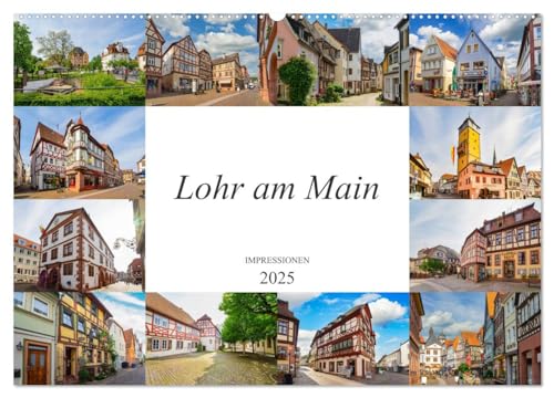 Lohr am Main Impressionen (Wandkalender 2025 DIN A2 quer), CALVENDO Monatskalender von CALVENDO