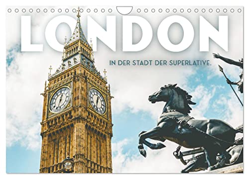 London - In der Stadt der Superlative. (Wandkalender 2025 DIN A4 quer), CALVENDO Monatskalender