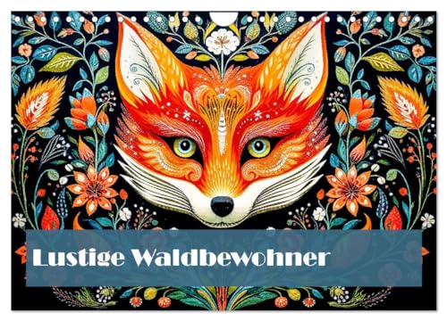 Lustige Waldtiere (Wandkalender 2026 DIN A4 quer), CALVENDO Monatskalender von CALVENDO