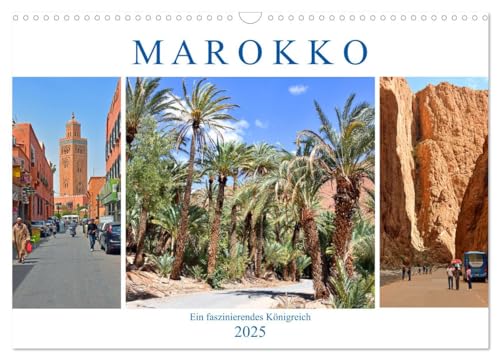 MAROKKO, ein faszinierendes Königreich (Wandkalender 2025 DIN A3 quer), CALVENDO Monatskalender von CALVENDO