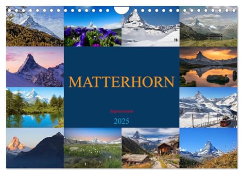 MATTERHORN Impressionen (Wandkalender 2025 DIN A4 quer), CALVENDO Monatskalender von CALVENDO