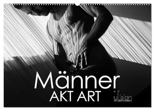 Männer AKT Art (Wandkalender 2026 DIN A2 quer), CALVENDO Monatskalender: Stilvolle Männer - Akte in ästhetischer Abstraktion aus Linien und Körpern (CALVENDO Erotik) von Calvendo