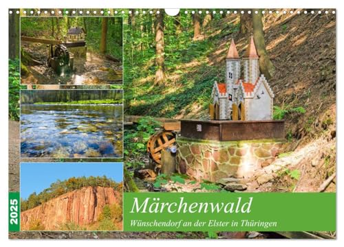 Märchenwald Wünschendorf an der Elster in Thürigen (Wandkalender 2025 DIN A3 quer), CALVENDO Monatskalender von CALVENDO